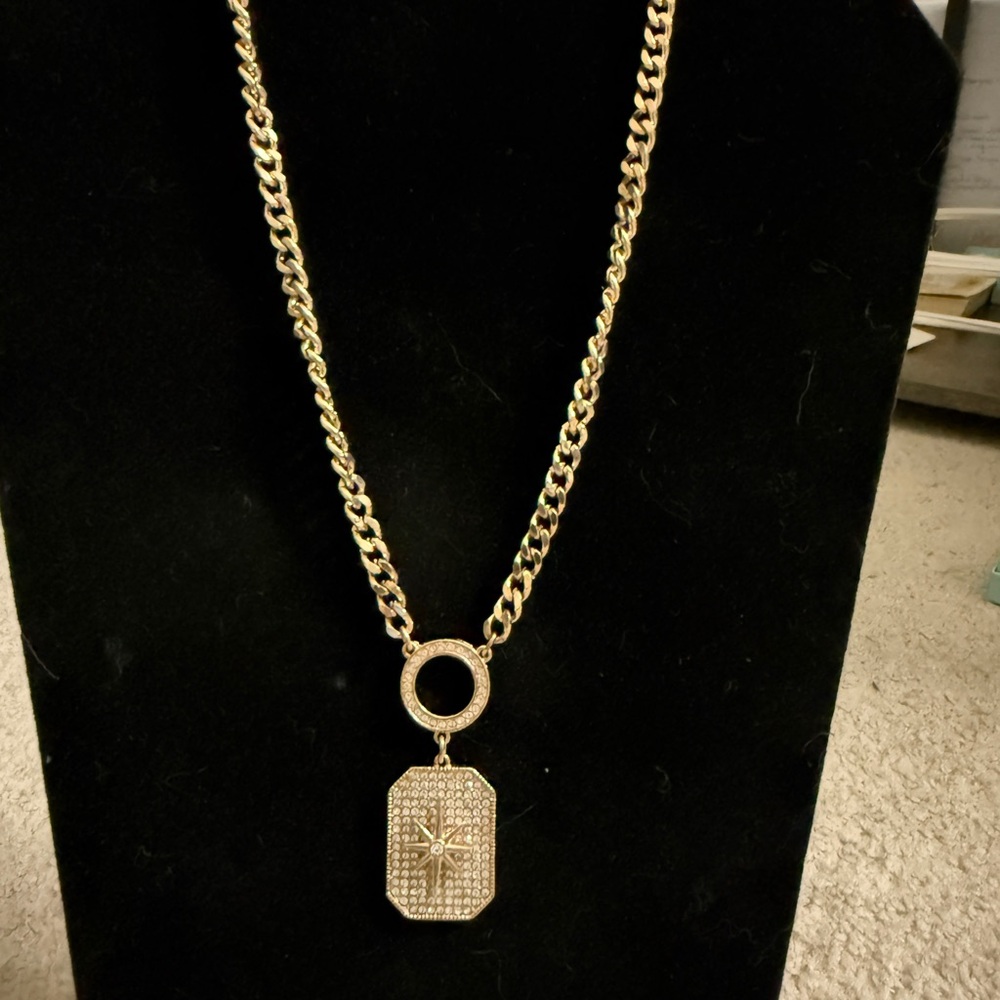 Park Lane Gold Pendant Starburst Necklace